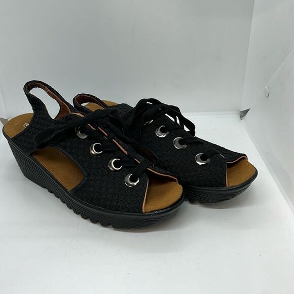 BERNIE MEV MARCELO WEDGE WOMENS SANDALS FTL-08-369 - Picture 1 of 9